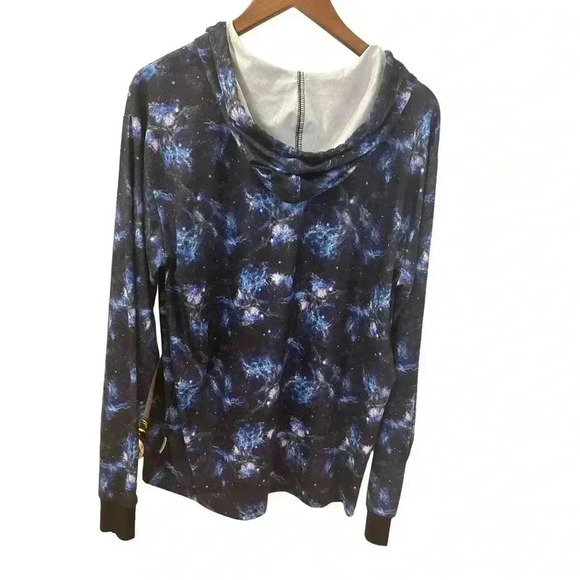 Disney Star Wars Rule The Galaxy Cosmic Print Hoodie Size M - Picture 5 of 7